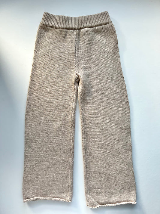 Hunter + Rose Taupe Quinn Knit Pants - Age 5-6y