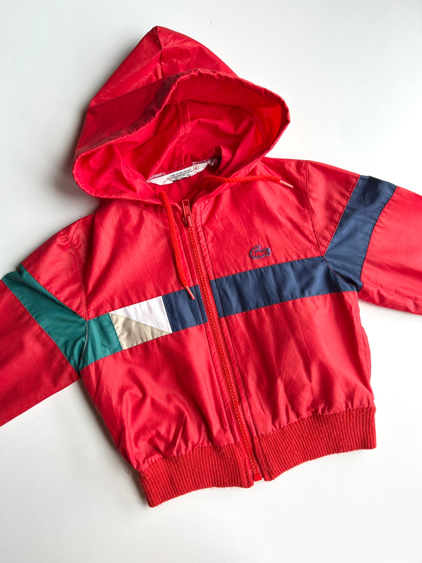 Izod Lacoste Vintage Hooded Jacket - Age approx 18m+